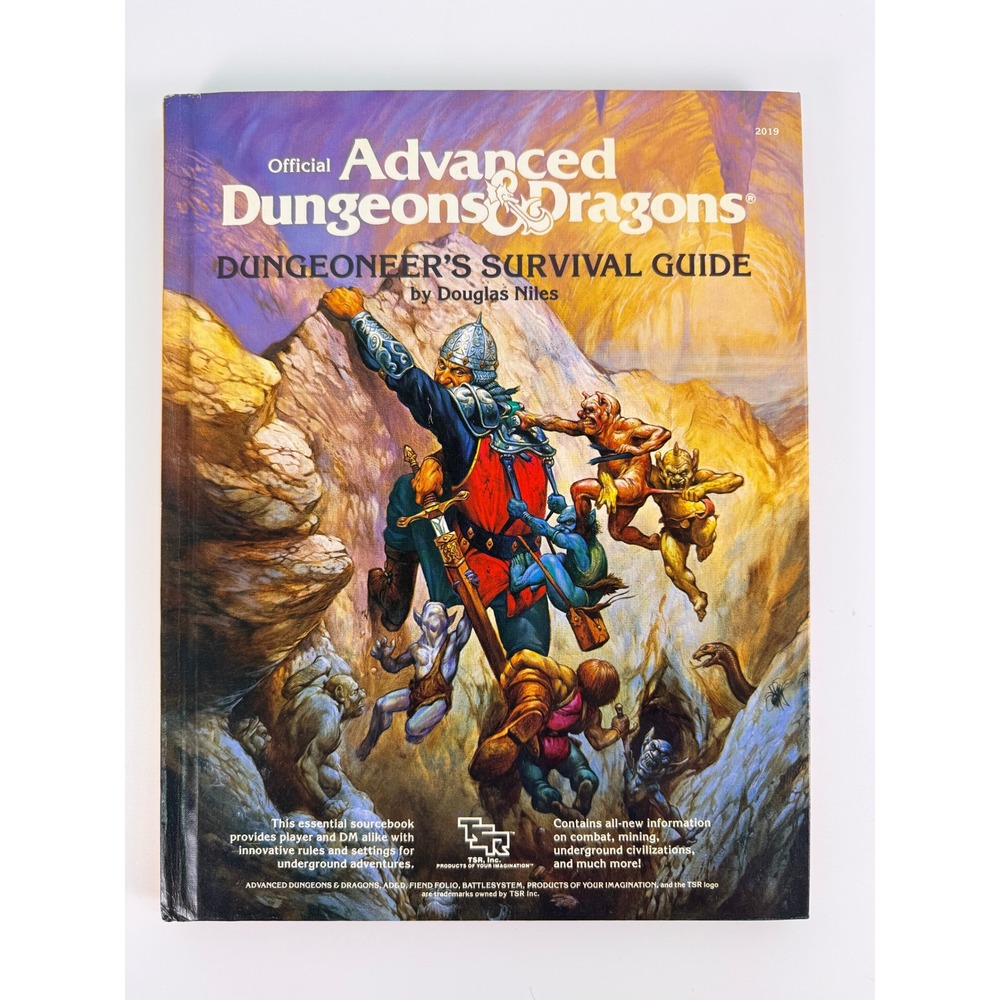 Advanced Dungeons & Dragons Dungeoneer's Survival Guide 1986 TSR Douglas Niles